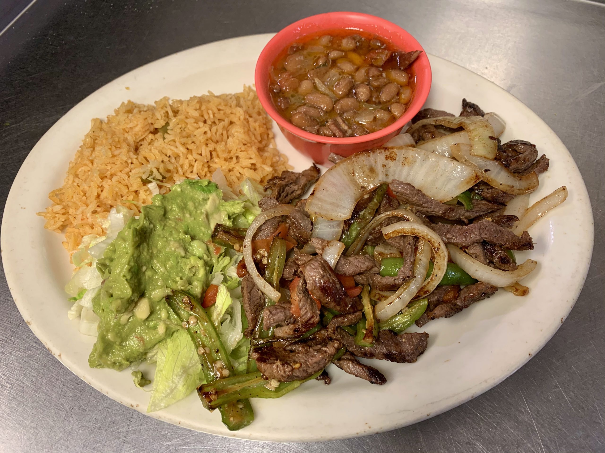 Bistec a ala mexican